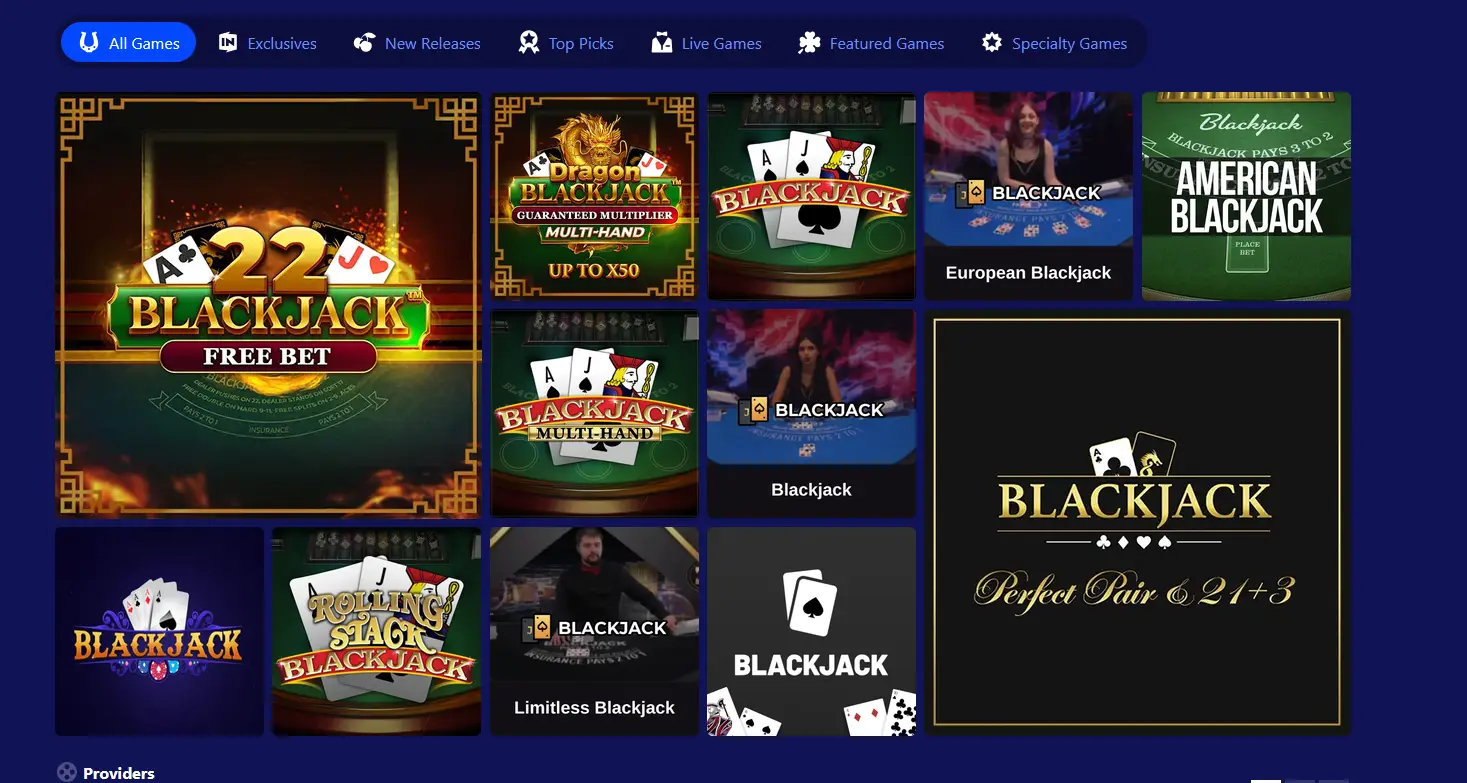 Živý blackjack Vegas Days Casino s krupiérem